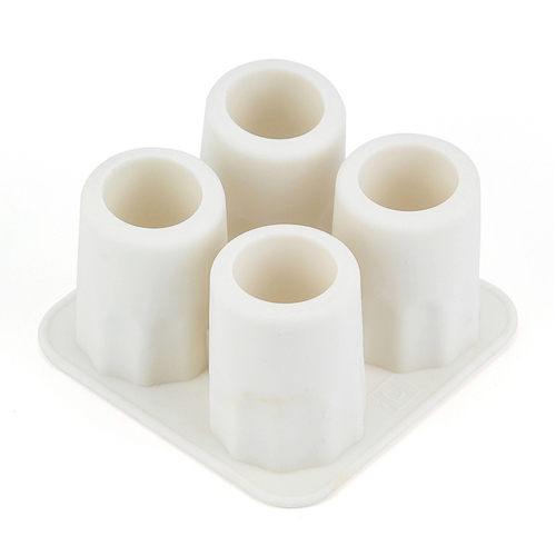 Soft High Quality 4 Cavity Round Silicone Ice Cup Mold Ice Shot Glass Maker FDA