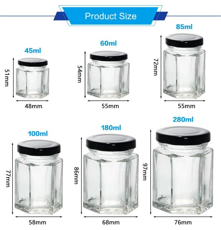 Low Moq 100Ml 150Ml 200Ml Empty Honey Glass Jars With Gold Lids With Lids