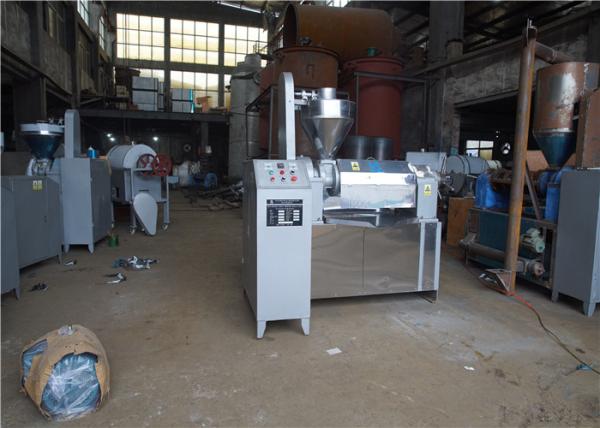 RF125 Stainless Automatic Oil Press Machine with temperature control 210-300kg/h