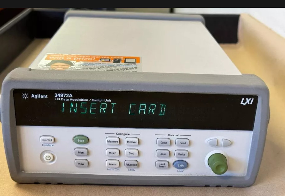 Keysight Agilent 34972A LXI Data Acquisition Unit with 1 Gbit LAN and USB 2.0 Fully Tested