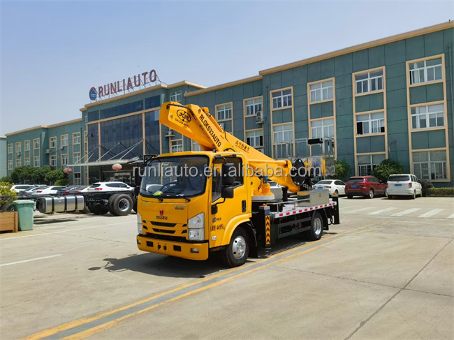 New Bucket Telescopic Skylift 18m 22m Price of Aerial Work Platform Truck