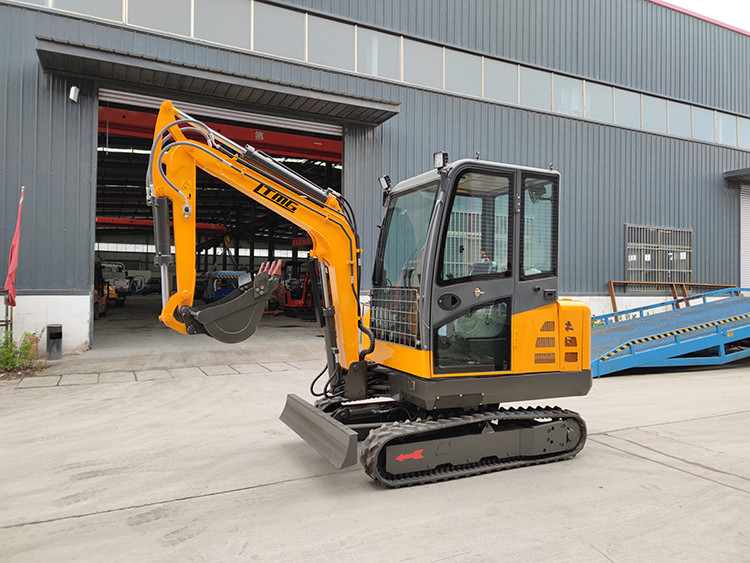 constuction digger swing arm small 3Ton excavator with close cab