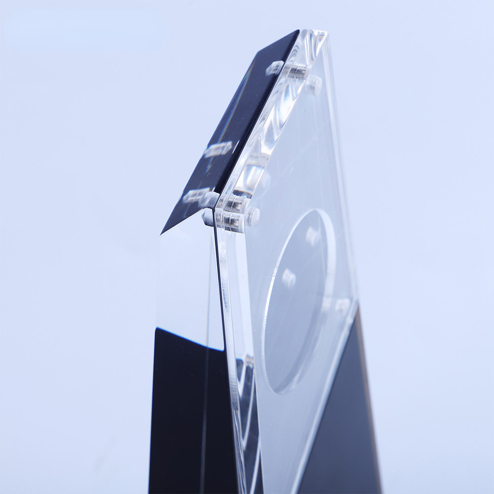 Wholesale Acrylic Block Plexiglass Trophy Stand Coin Collection For Business Recognition