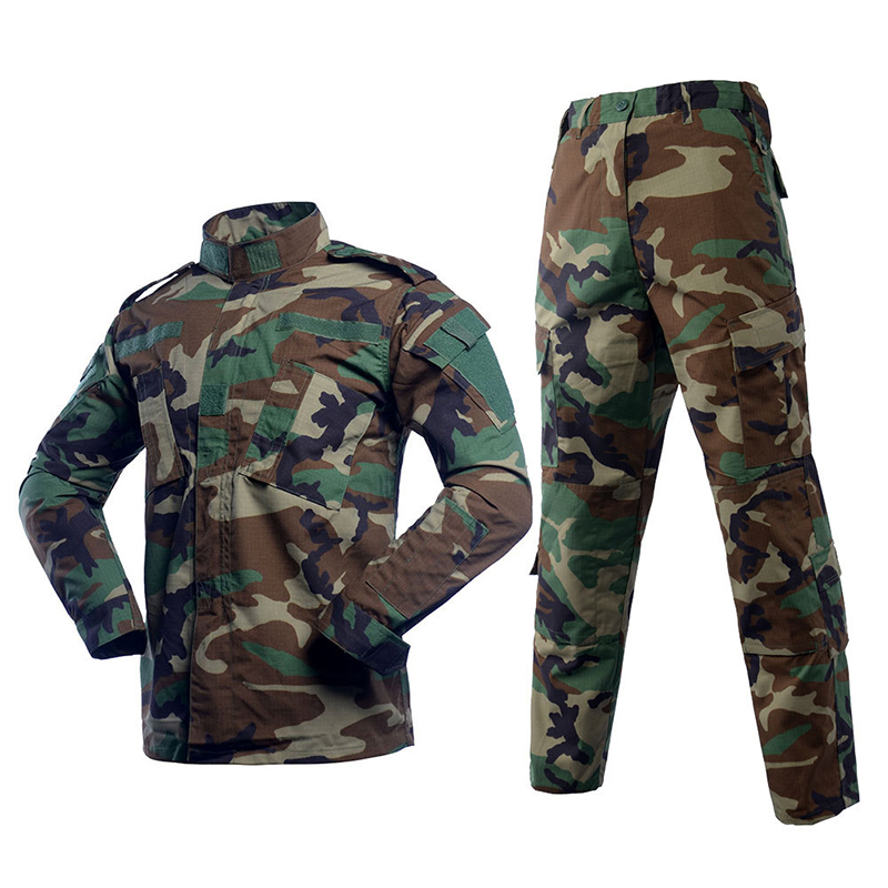S-XXXL Outdoor Hiking Work Training Suit Long Sleeve Shirts Trousers ACU Men Uniforme de Camuflaje