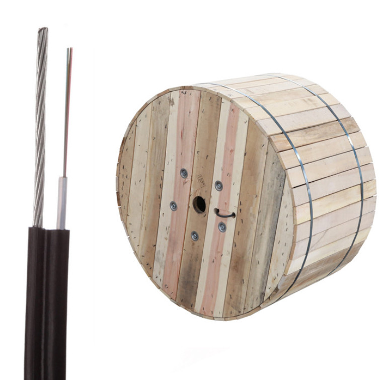 Figure 8 Fiber Optic Cable With Aluminum Tape / Steel Tape Armored Design And Self-Supporting For Harsh Weather Conditions