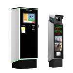 Smart Ticket Parking Payment System Auto Pay Station with 19.1-inch Touch LCD
