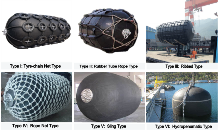 50 kpa/80 kpa Yokohama Pneumatic Fenders Dimensions/ Catalogue /Manual