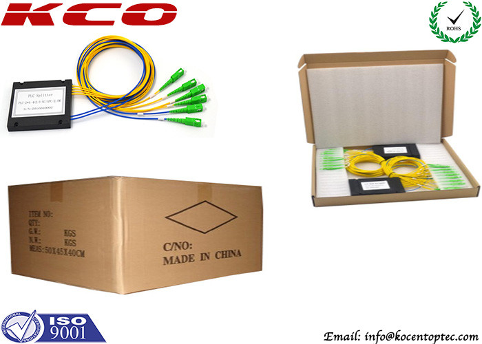 Corning PLC Fiber Optic Splitter 2x4 ABS Module with LC / APC Connector