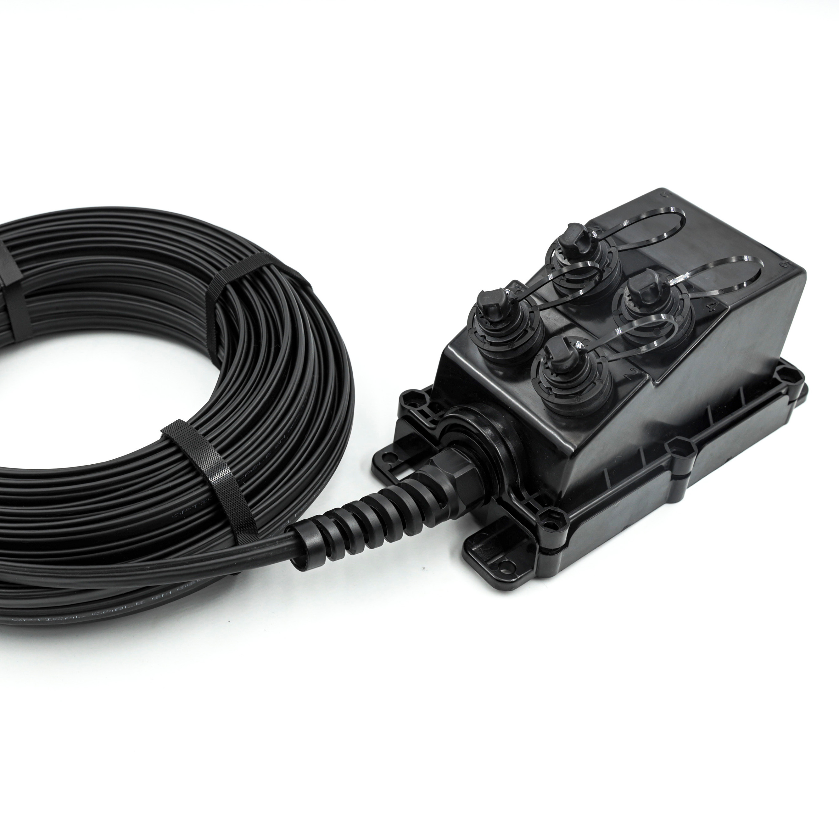 FTTx Fiber Optic Multiport Service Terminal MST 4/8/12 Ports With Optitap Cable