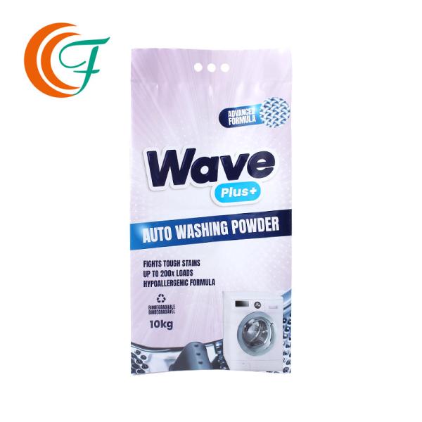 PET PE Multilayer Laminated Washing Powder Large Plastic Bags Custom Logo Bag