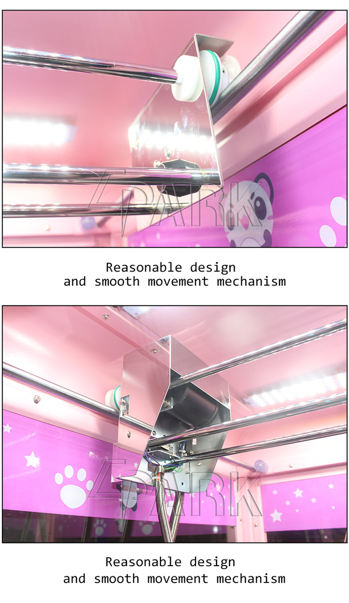 British Style 1 Player Toy Claw Crane Game Machine For Shopping Mall