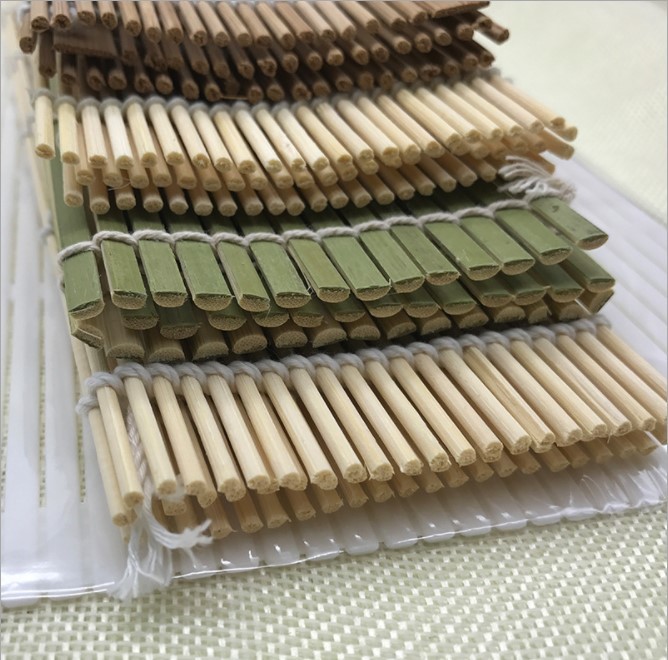 Customize Size Square Natural Bamboo Sushi Making Mat