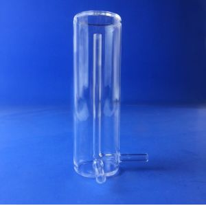 1100 °C Work Temperature Quartz Glass Fitting With Quartz Valves Long Lasting