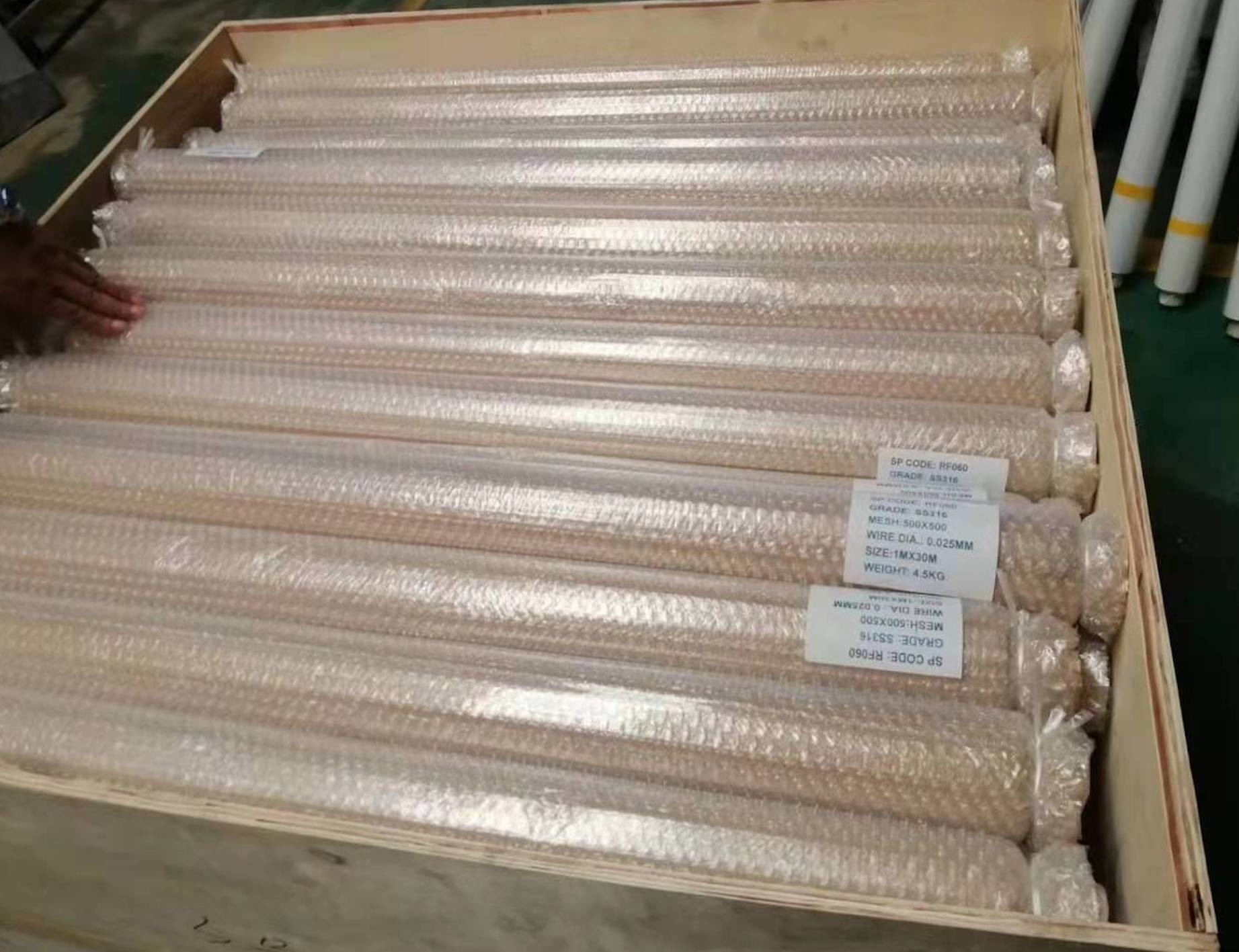 Filtration SS 316 30m Dutch Wire Mesh Woven Stainless Steel