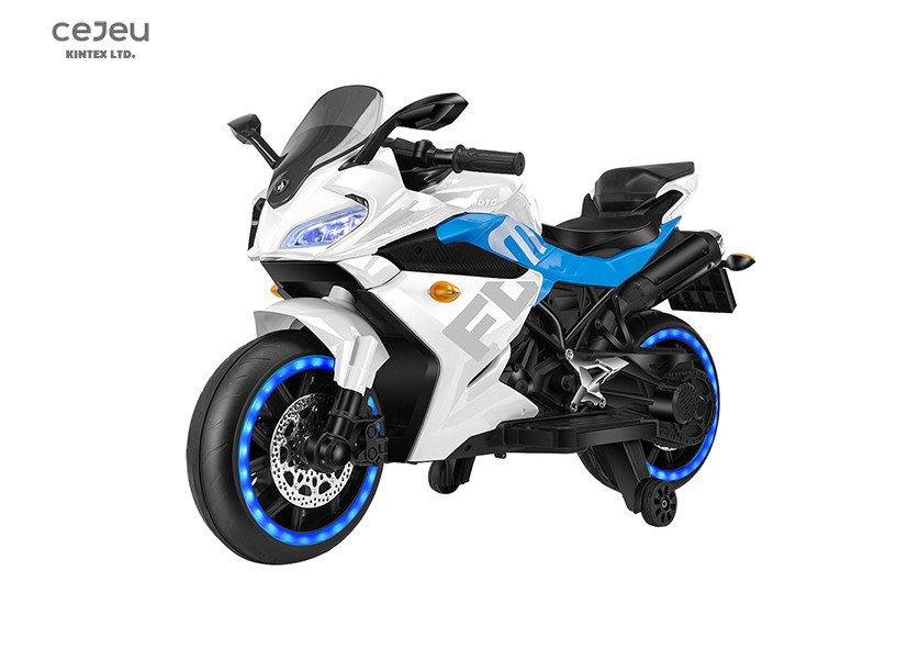 Rechargeable 12v Battery Powered Motorbike With EVA Training Wheels