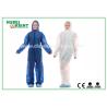 Buy cheap Anti-Dust Anti-Bacterial Hooded Disposable Protective Coverall With Elastic from wholesalers