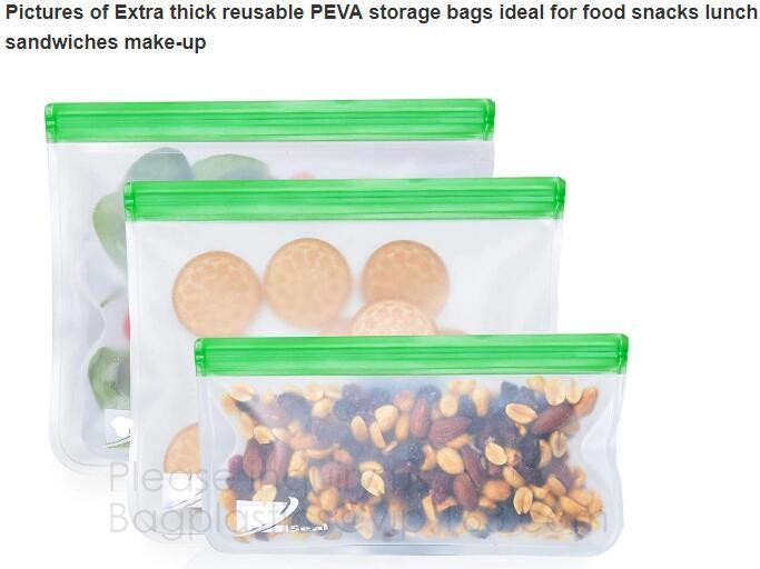 Kitchen Reusable Storage Silicone Food Fresh Bag with free hand baggy rack,preservation food fresh vacuum storage bag wa