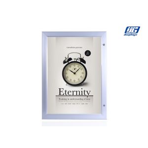 China Wall Mounted Display Lockable Light Box Sign Illuminated Rectangular on sale