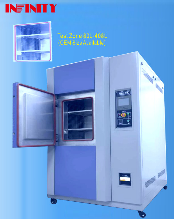 National Military Standard GJB150.3-86 Programmable Thermal Shock Chamber IE31 80L-100L Air-cooled
