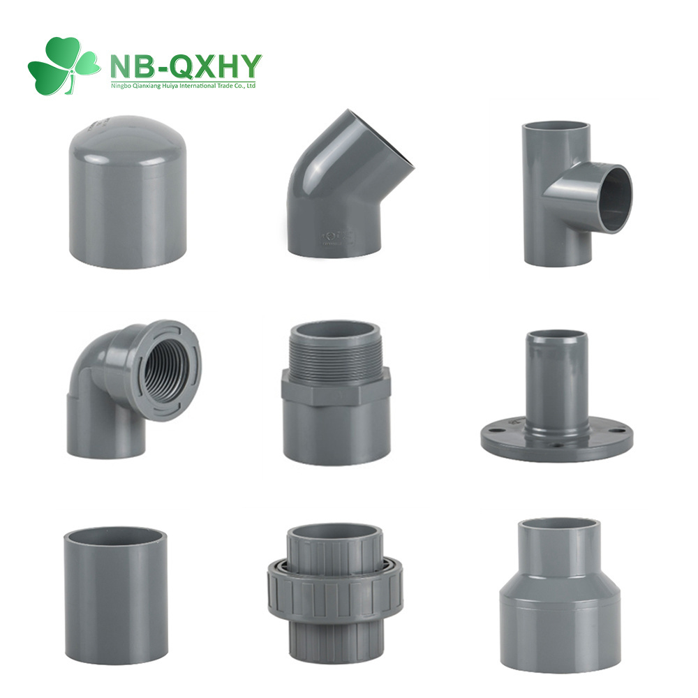 1/2 Inch to 4 Inch ASTM Sch40 Socket Plastic PVC Coupling Joint Pipe Coupling