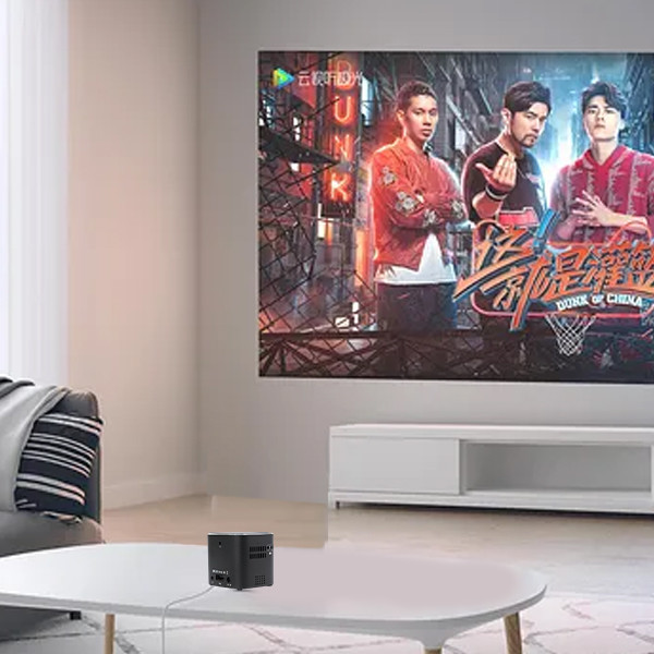 RK3128 Smart Ultra Mini Dlp Projector 60*60*58mm Eshare Airplay MiraCast