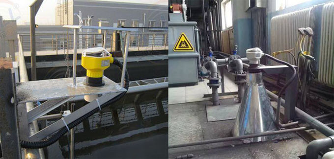 High Accuracy Ultrasonic Fuel Level Meter Water Resistant With 4-20mA Output