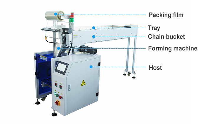 Good Price Vertical Counting Manual Feeding Toothpick Chain Bucket Type Hardware Packing Machine