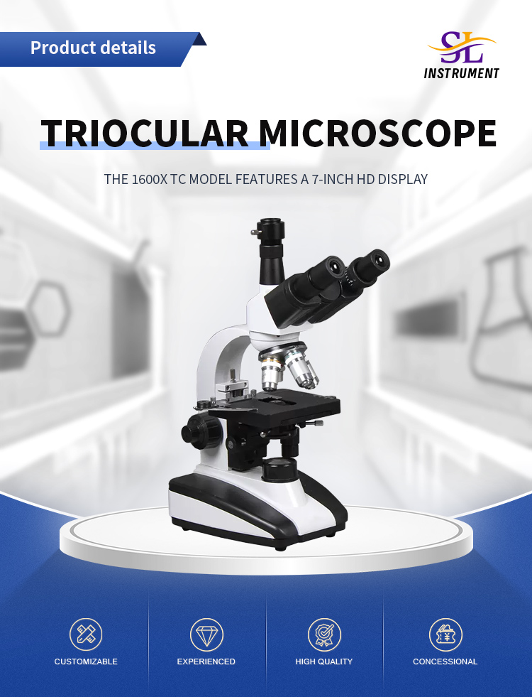 Single and Double Electronic Eyepiece Microscope for High Definition Surgical Students