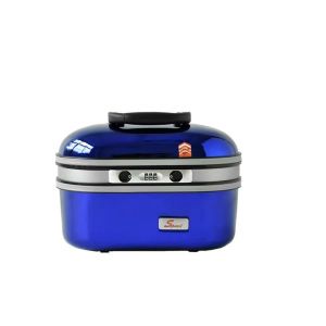 Organize Your Make up with this Portable Hard Shell Cosmetic Box and LED Mirror