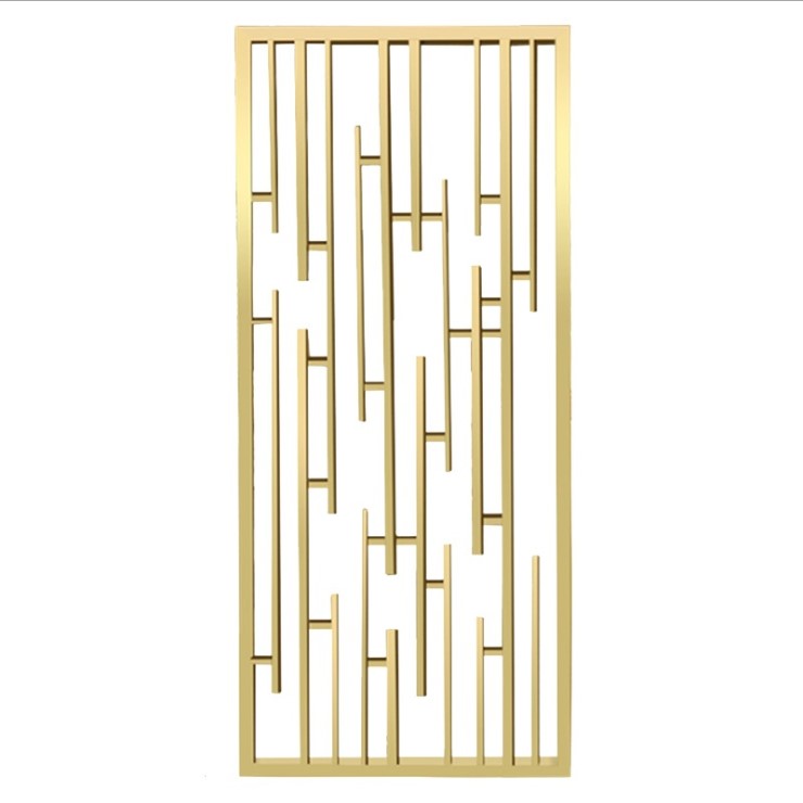 Metal screens vertical decorative room divider