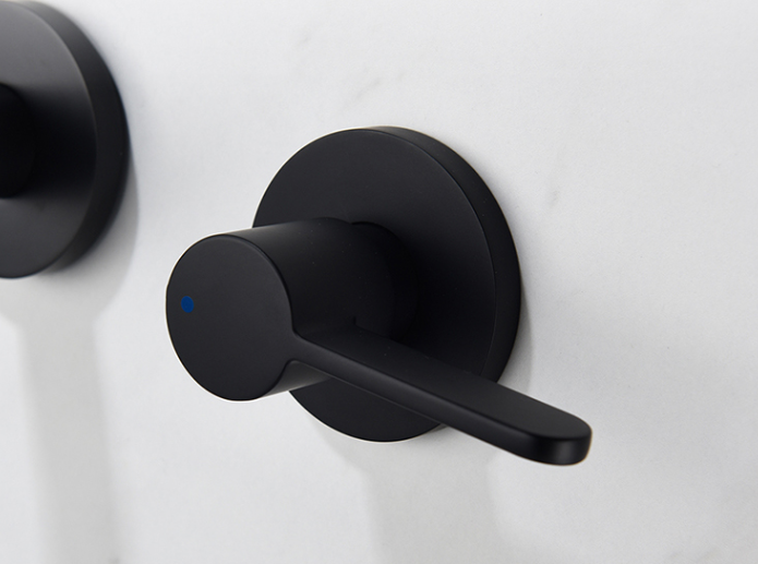 Double Handle Embedded Box ODM Concealed Basin Mixer