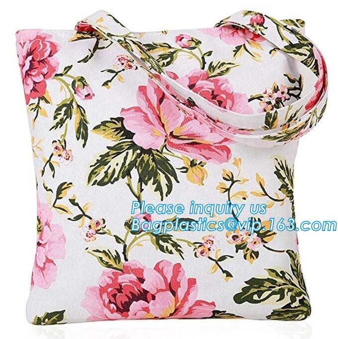 100% recycled organic cotton canvas calico drawstring bag with printing,custom print canvas cloth tote bags with printed
