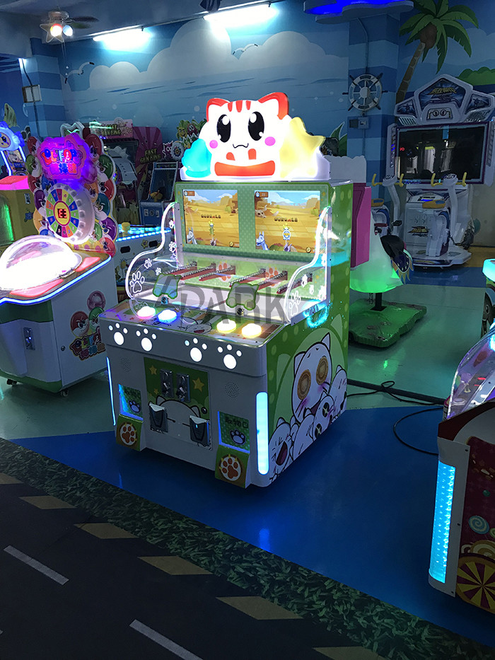 Cowboy House Arcade Crane Game Machine With Double Seats / Lcd Screen