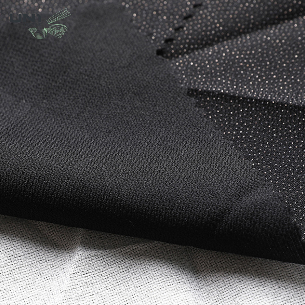 Professional Plain Interlining Garment Fabric Lightweight 20-120gsm Weight Plain Dyed