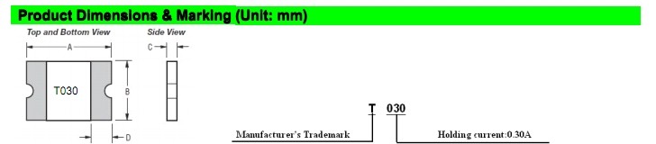 Ultra Low Resistance PPTC SMD Resettable Fuse / Electrical Components