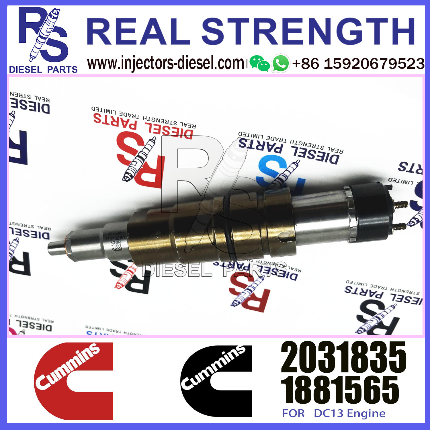 Common Rail Injectors XPI 2086663, 2029622, 2031836, 2031835, 1933613, 575177 DC1305, DC1307, DC1310, DC1312