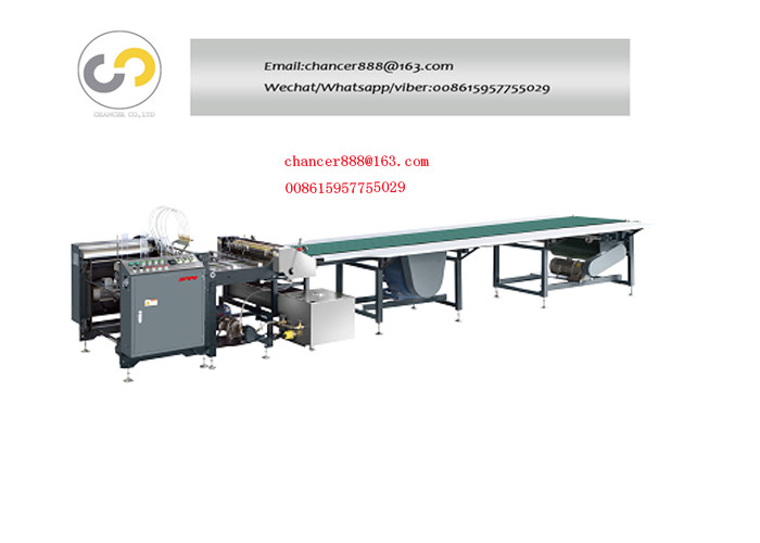 FSJ-650A Manual feeder feeding gluing machine for paper box, hardcover