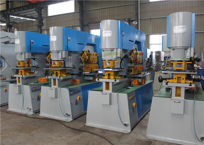 Hydraulic Universal Ironworker Stable High Performance CE Approved
