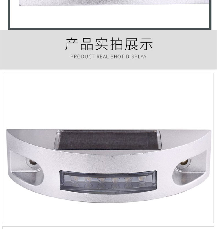 High Visible Aluminum LED Solar Driveway Reflectors Road Studs For Road Marking