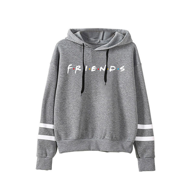 Printing Logo Woman Sweatshirt Hoodie Autumn Fleece White Sport Oversize