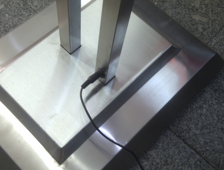 304 SUS Base Floor Standing RGB Snap Frame Led Light Box