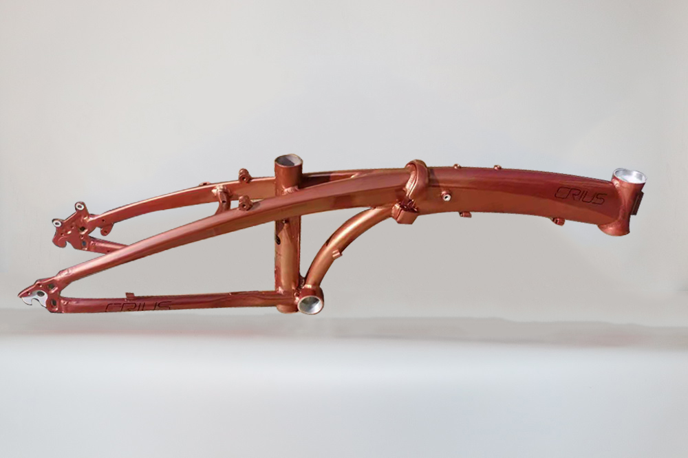 2900g Crius Ultralight Aluminum Alloy Bicycle Frame with V Brake and D Brake Velocity