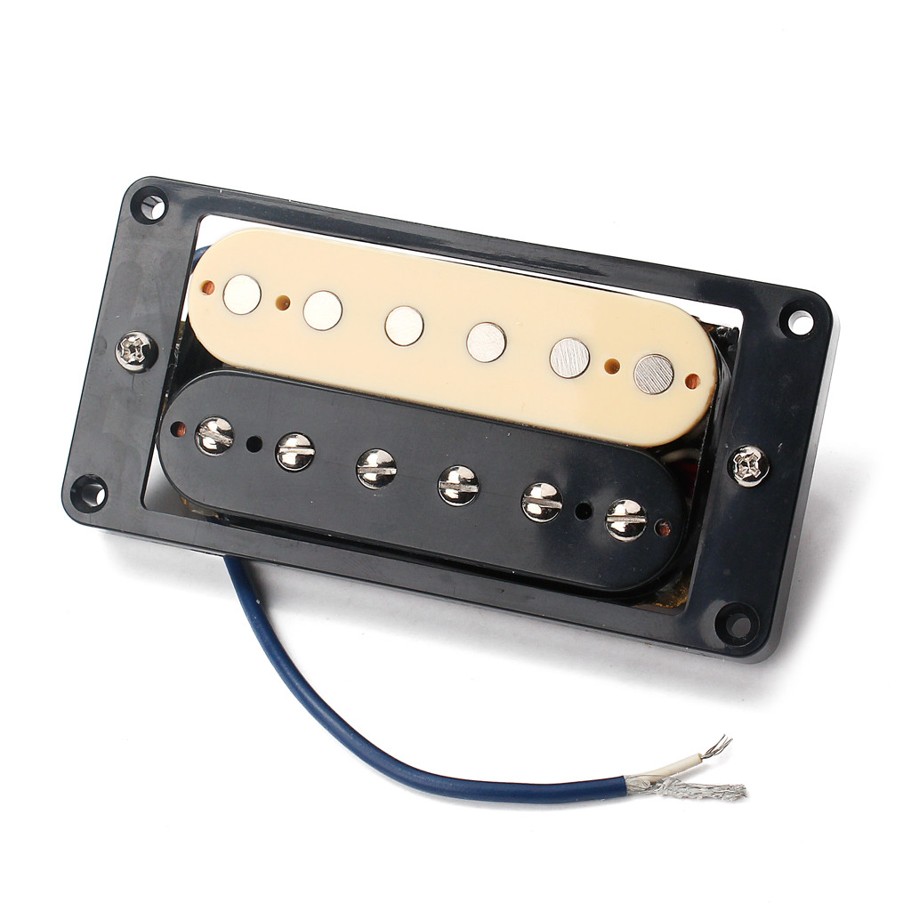 Double Coil Pickups Zebra Humbucker Pickup Vintage Magnet LP Guitars Black Cream Cover
