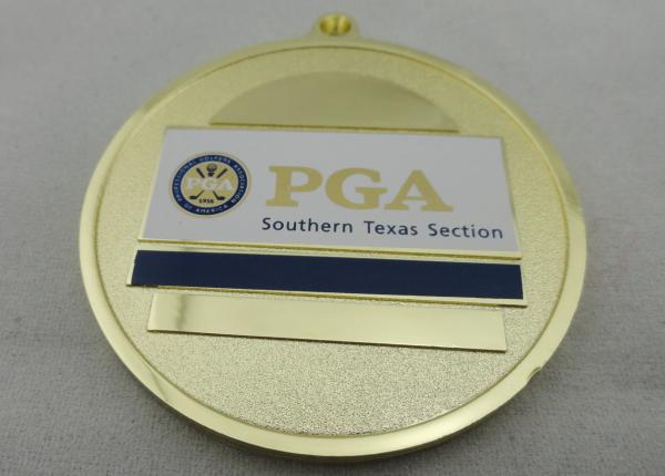 PGA Southern Texas Section Iron / Brass / Copper Medal with Synthetic Enamel,