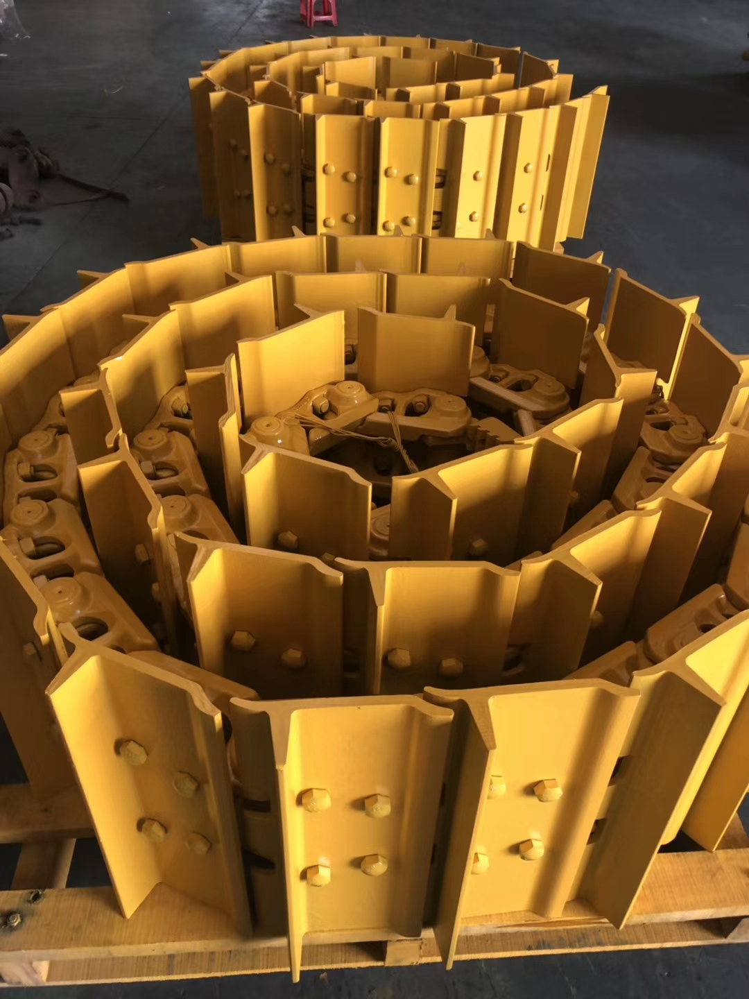 Sale TS160L Dozer Track Link Assy Rubber Track Shoe Assembly in Black or Yellow