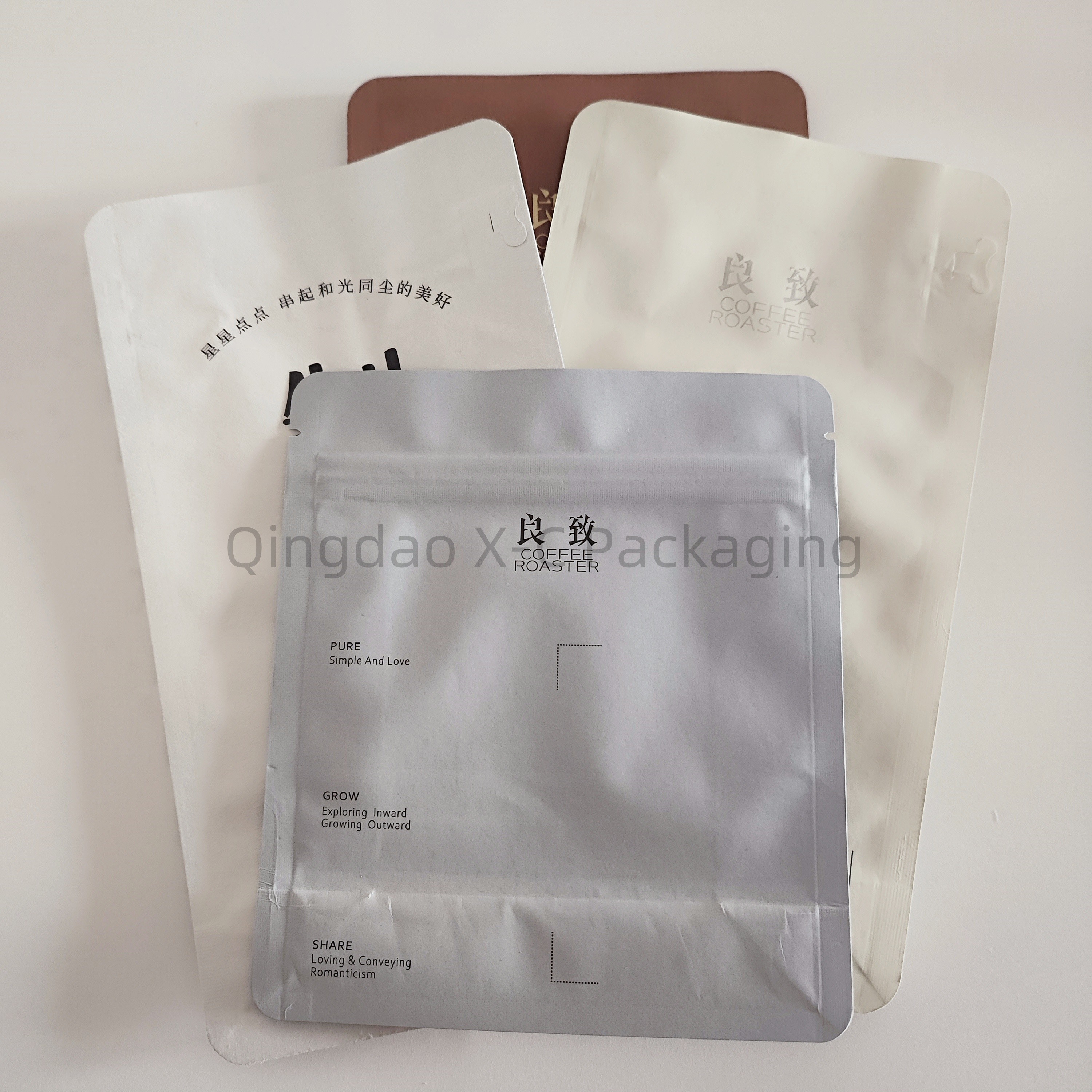 Customizable 8 Side Seal Bag Popular Food Grade Square Bottom Packaging Bag