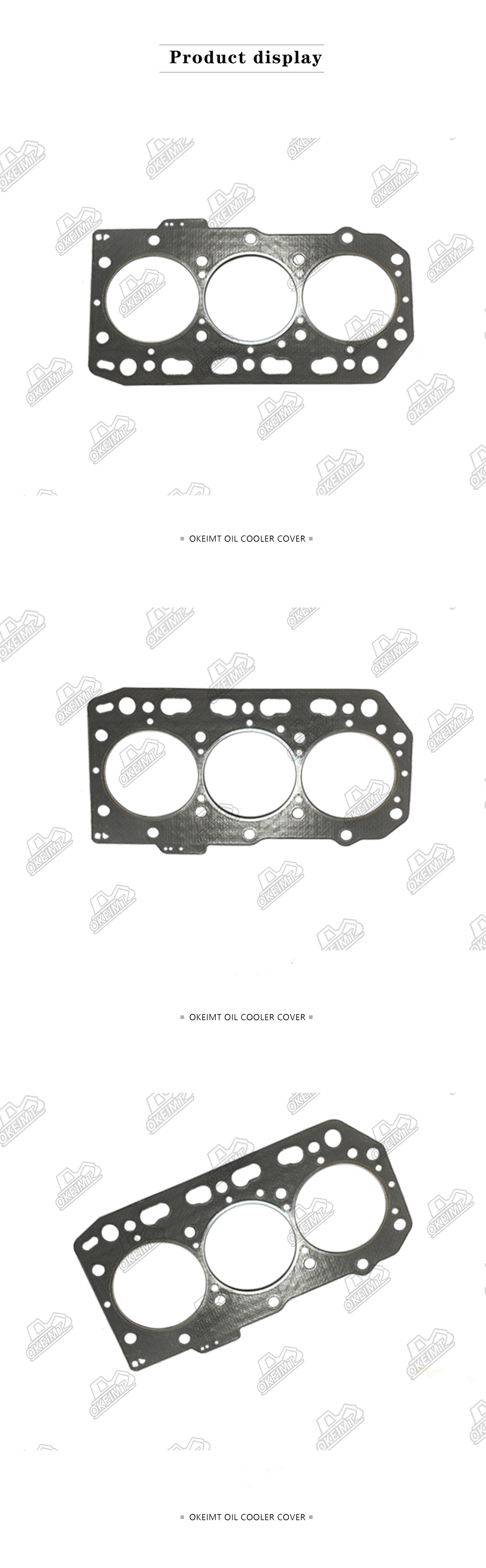 129001-01340 Cylinder Head Gasket For Yanmar 3TNV88 3TNE88 3D88