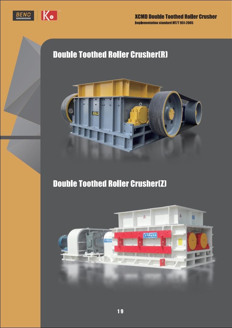 Basalt Broken Roll Crusher Machine High Output Limestone Crushing Machine
