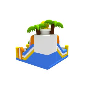 Commercial Inflatable Slide Duck Combo House Inflatables Castle Bouncy Jumping