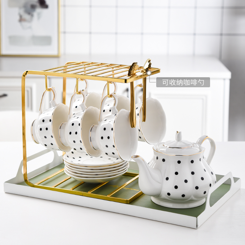 Luxury Thin Porcelain Ceramic Coffee Cup and Saucer Set Perfect for Business Gifts